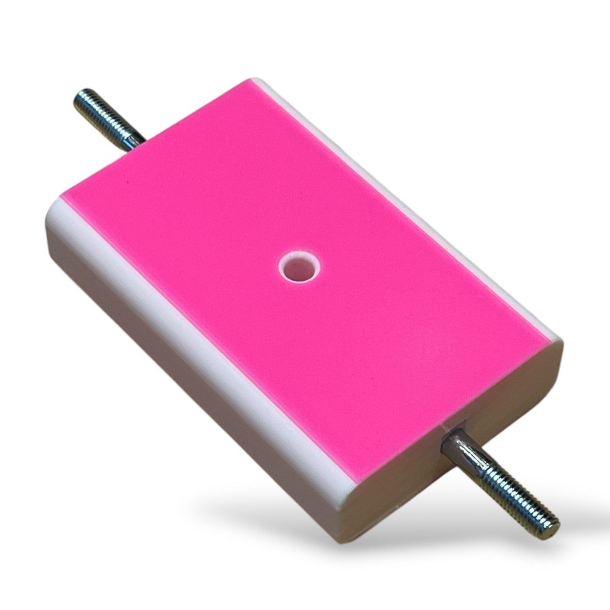 Spreizstangen-Verbinder breit -> breit - einzeln - für‘s BondageSystem modular · Pink-Weiß
